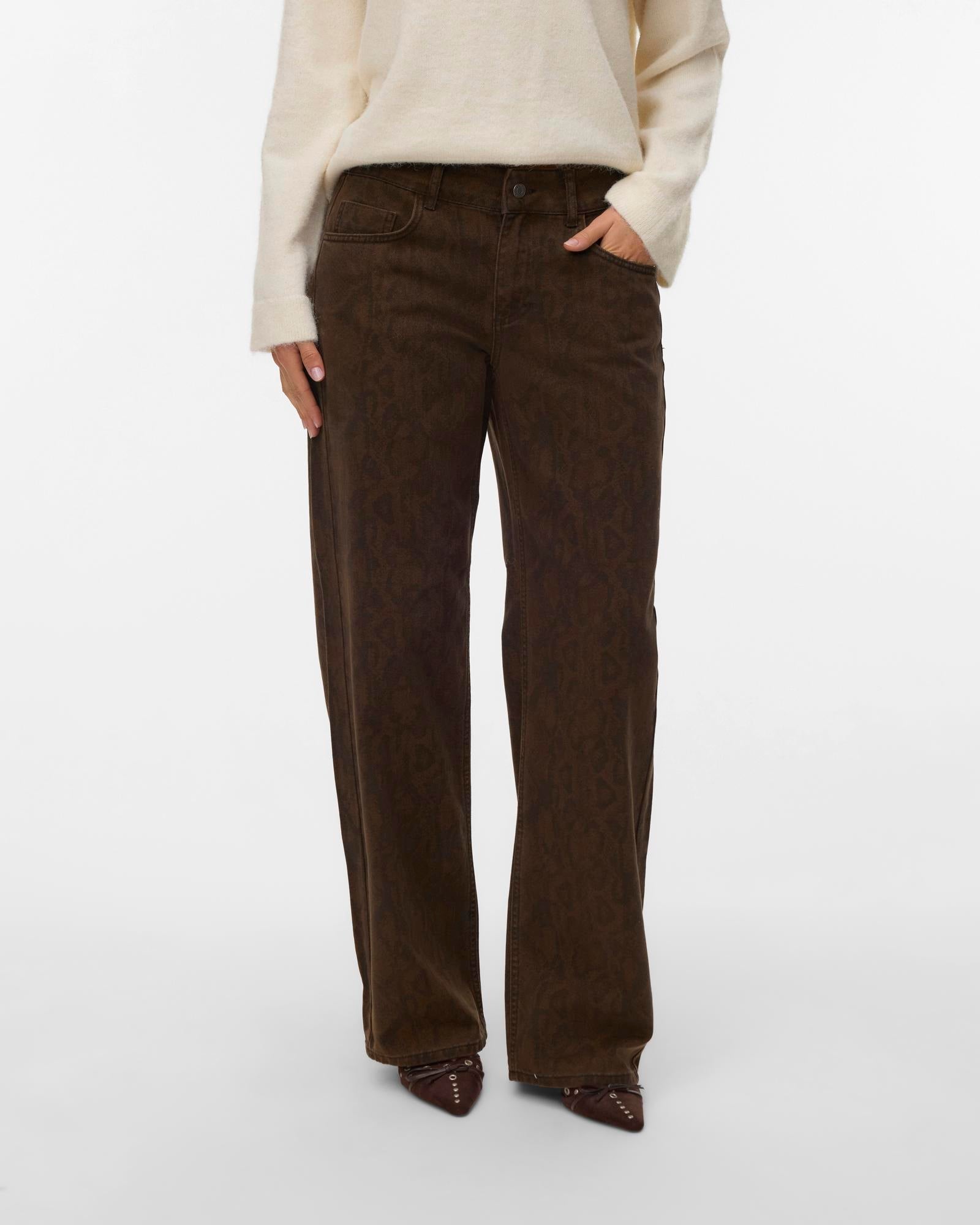 VMRANCY ANIMAL PRINT JEANS